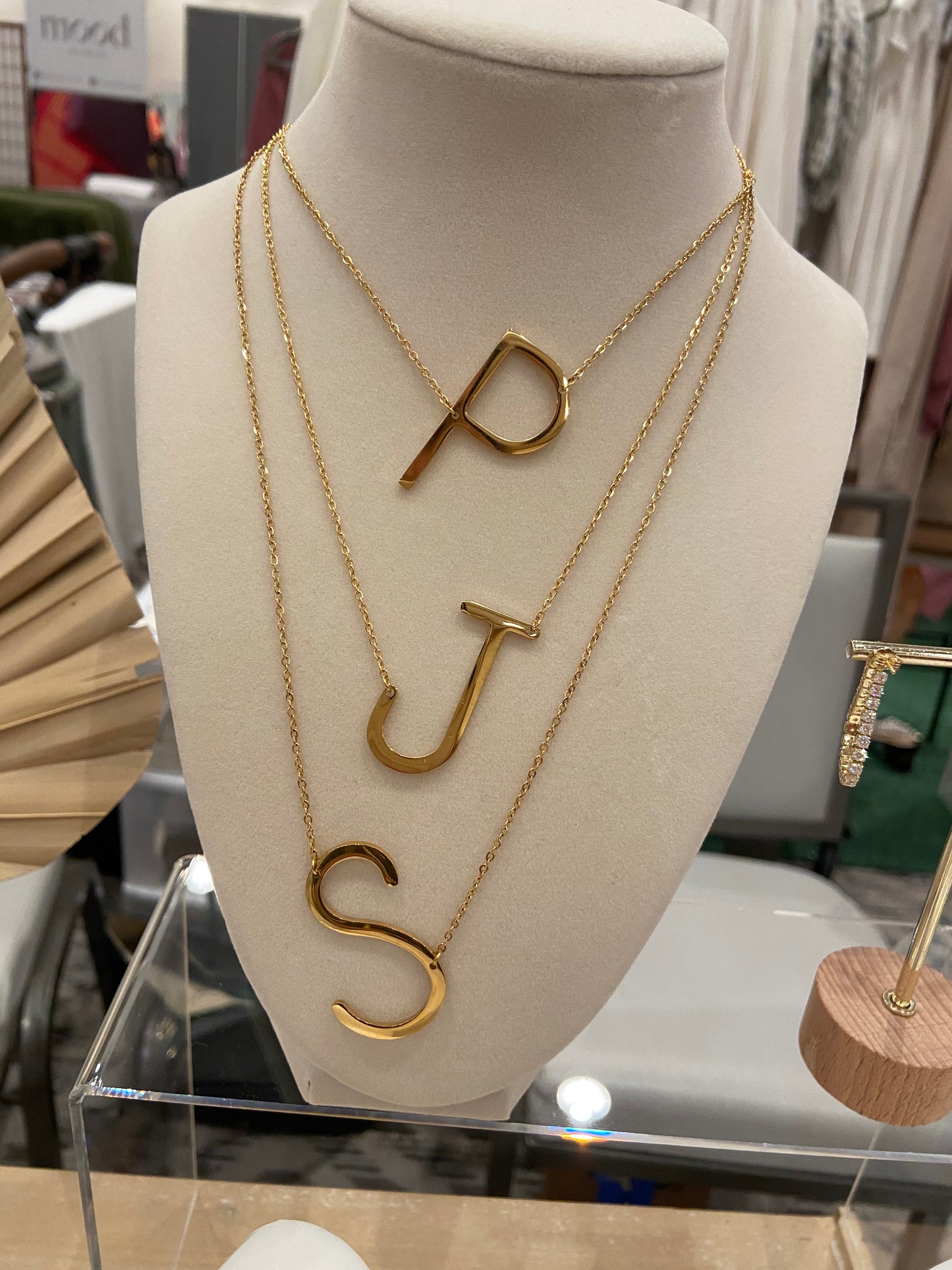 Alexa initial necklace