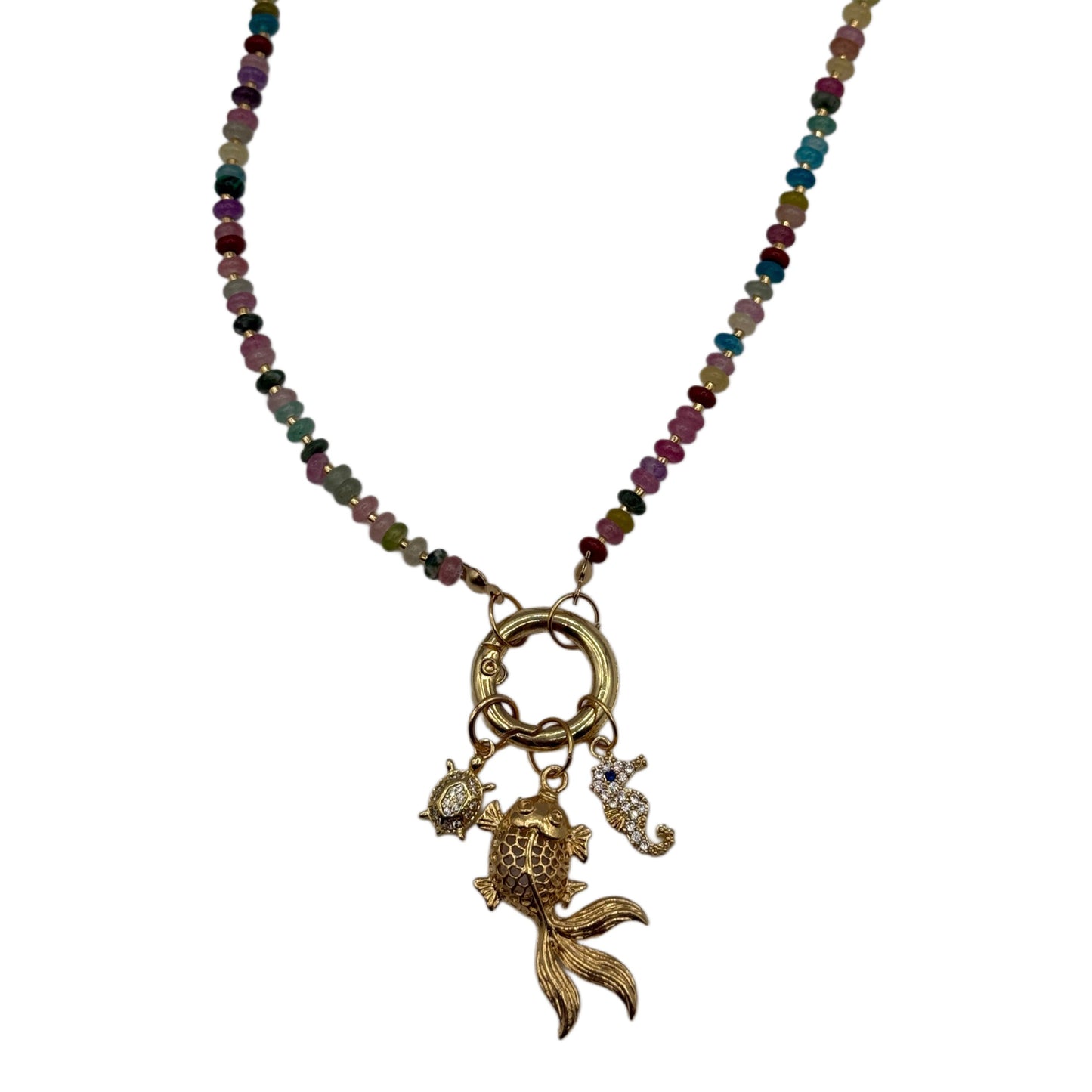Multicolor Sea Life Necklace