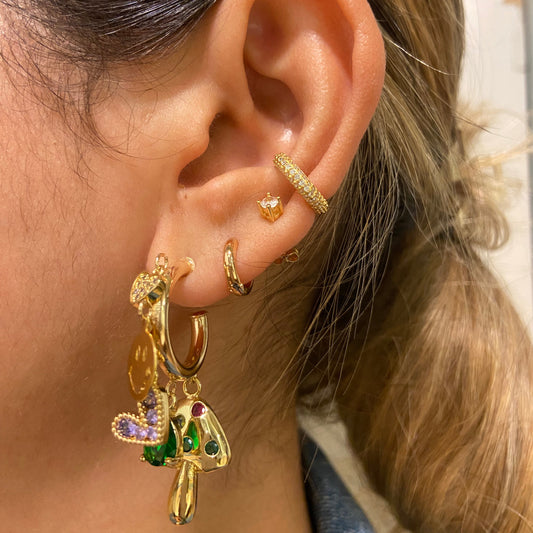 Aitana Solitaire Hoops