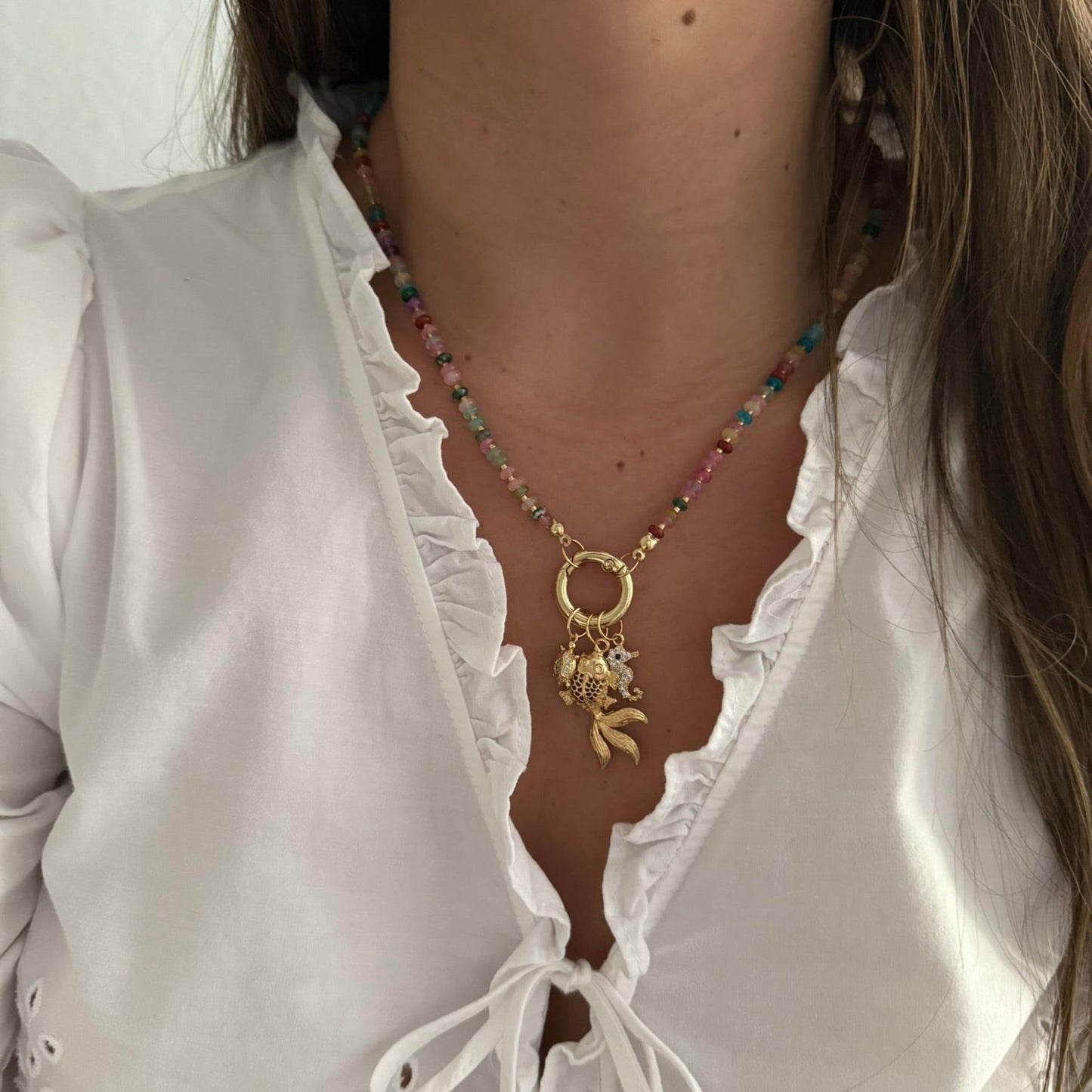 Multicolor Sea Life Necklace